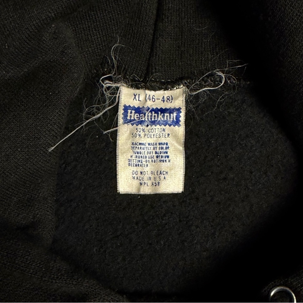 VINTAGE 80s 1 of 1 Illinois Swim and Dive Team Champion Raglan Hoodie Sweatshirt - Picture 4 of 4